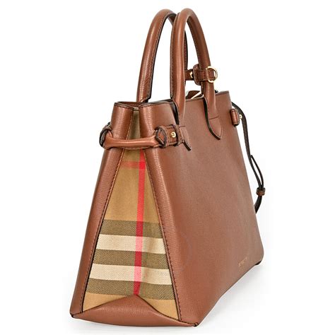 burberry banner bag tan